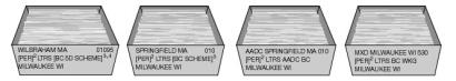 Traying sequence for periodicals barcoded (automation) letters. Traying sequence for periodicals barcoded (automation) letters.